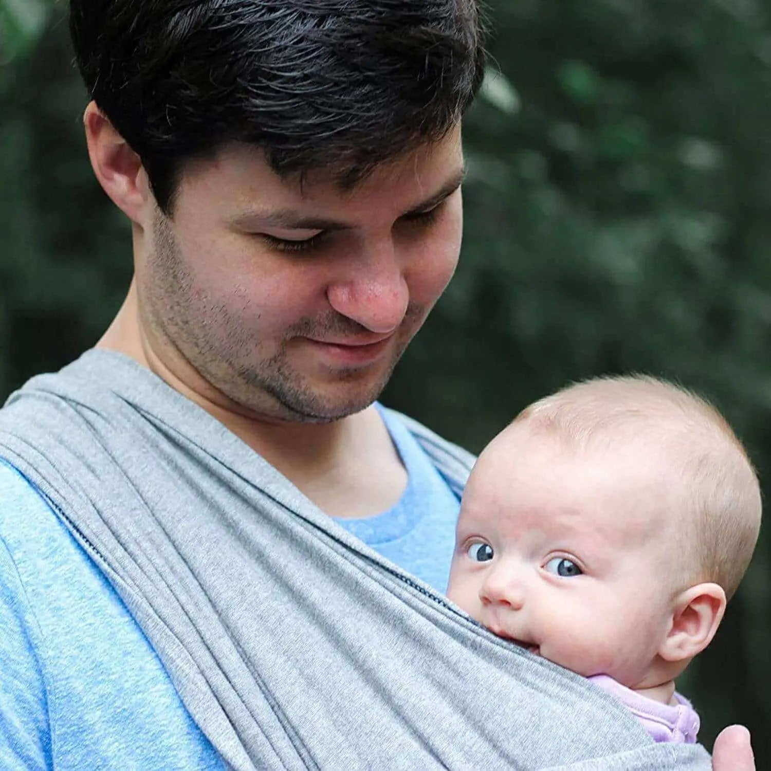 Baby K'tan Original Baby Carrier Heather Grey Baby K'tan