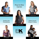Baby K'tan Baby K'tan Original Baby Carrier Heather Grey - Baby & Toddler > Baby Transport > Baby Carriers Slings