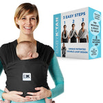Baby K'tan Baby K'tan Breeze Baby Carrier Black - Baby & Toddler > Baby Transport > Baby Carriers Slings