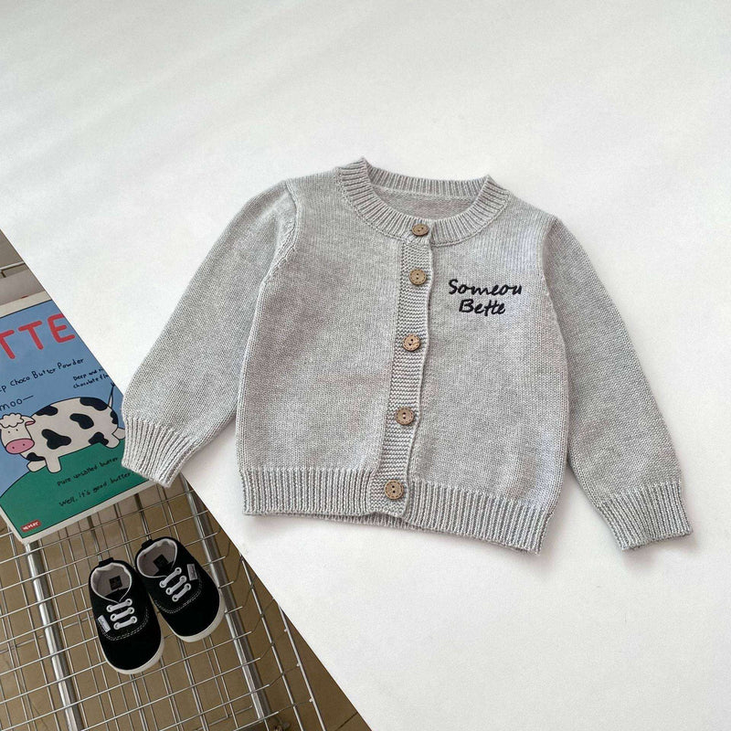 Boys Letters EmbroideryExpertly crafted for your little one, this knitted crew neck sweater features a stylish letters embroidery pattern. Perfect for keeping them warm and comfortable, whEveretts Place: Online Boutique 