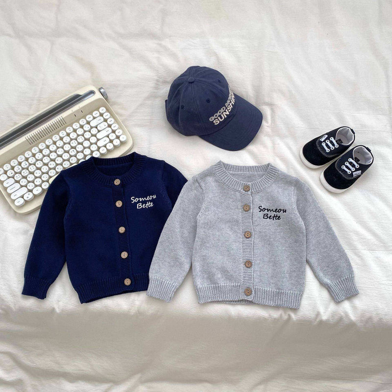 Boys Letters EmbroideryExpertly crafted for your little one, this knitted crew neck sweater features a stylish letters embroidery pattern. Perfect for keeping them warm and comfortable, whEveretts Place: Online Boutique 