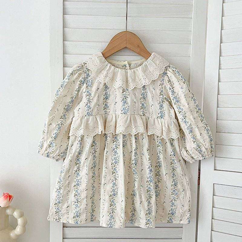 Baby Kids GirlsThis baby dress or bodysuit features long sleeves and a beautiful blue floral pattern. Made from high-quality materials, this dress is both comfortable and stylish fEveretts Place: Online Boutique 