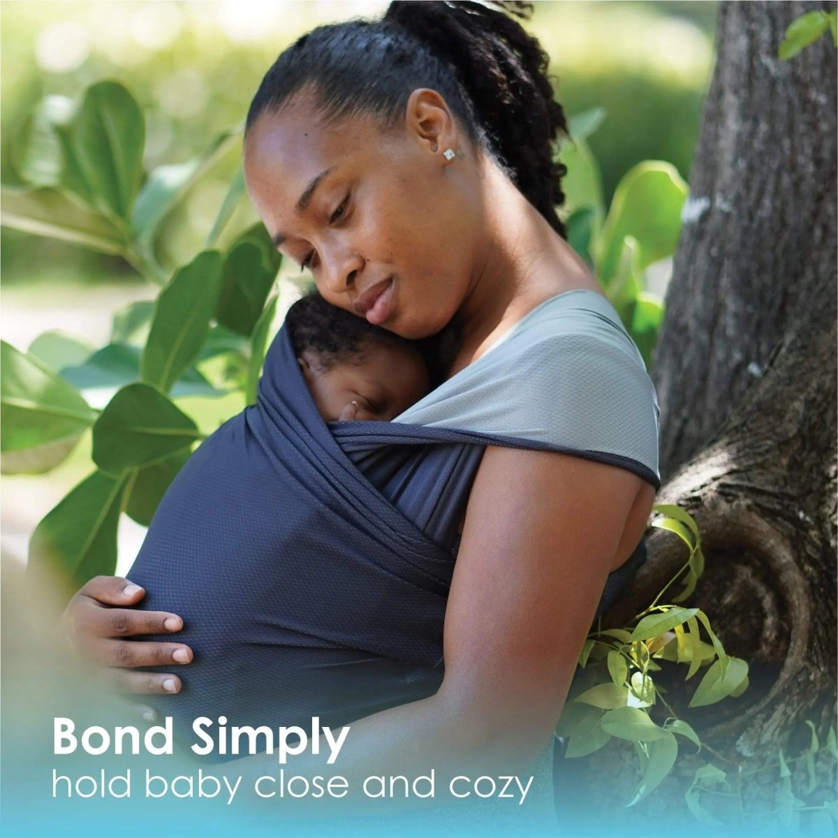 Baby K'tan Baby K'tan Active Oasis Baby Carrier Black Grey - 