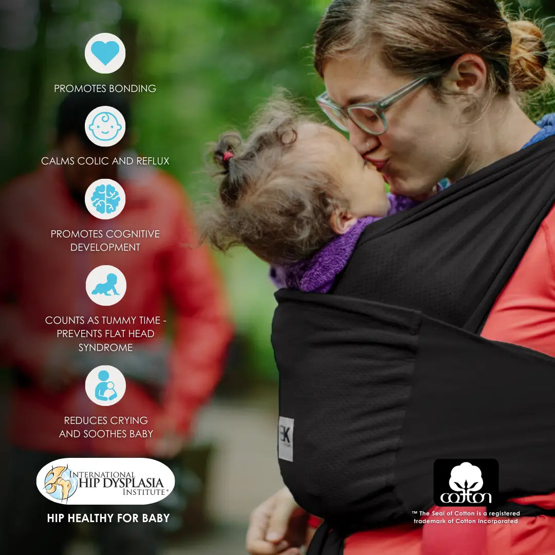 Baby K'tan Baby K'tan Breeze Baby Carrier | Black - 
