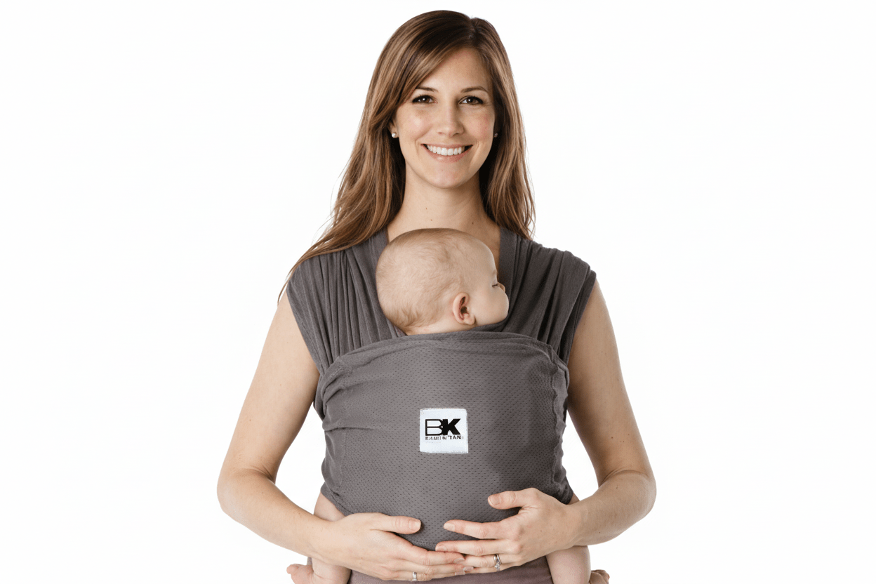Baby K'tan Baby K'tan Breeze Baby Carrier | Charcoal - 