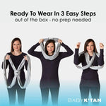 Baby K'tan Baby K'tan Breeze Baby Carrier | Charcoal - 