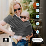 Baby K'tan Baby K'tan Breeze Baby Carrier | Charcoal - 