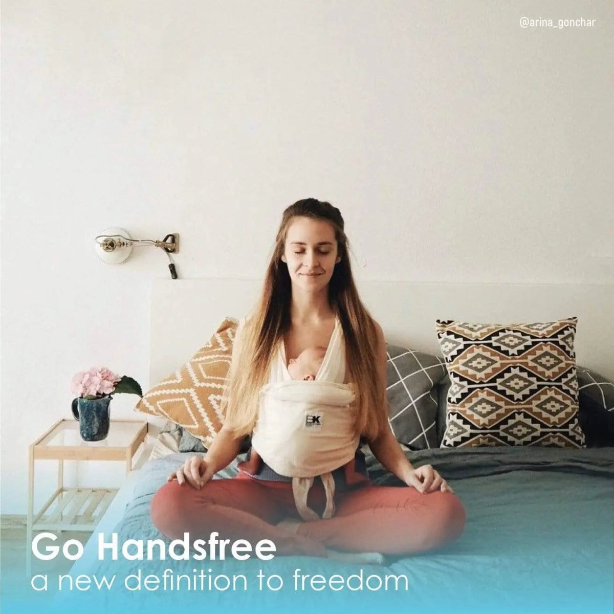 Baby K'tan Baby K'tan Organic Baby Carrier Natural Cotton Wrap Style - 