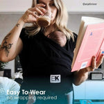 Baby K'tan Baby K'tan Original Baby Carrier Black Wrap Style Cotton Hands Free - 