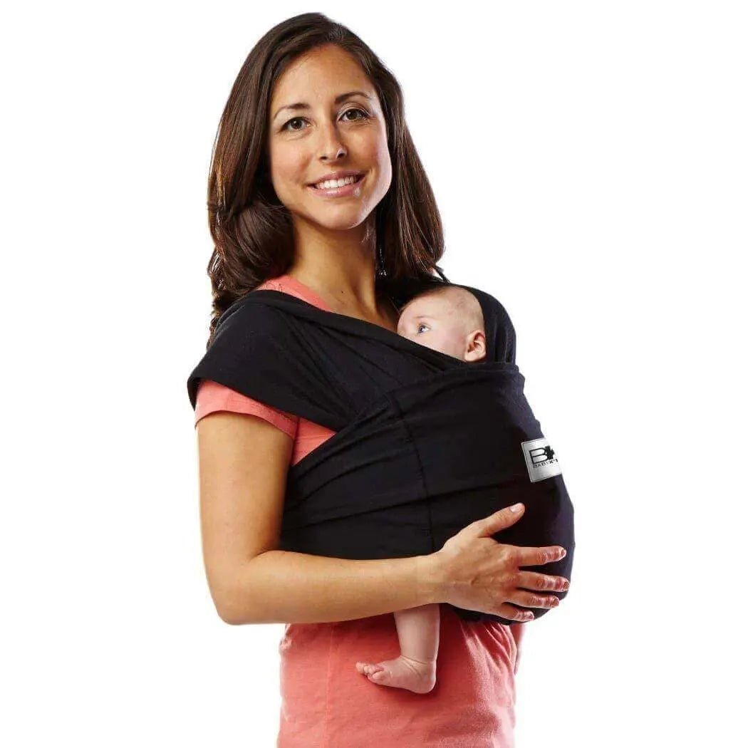 Baby K'tan Baby K'tan Original Baby Carrier Black Wrap Style Cotton Hands Free - 