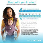 Baby K'tan Baby K'tan Original Baby Carrier Eggplant - 