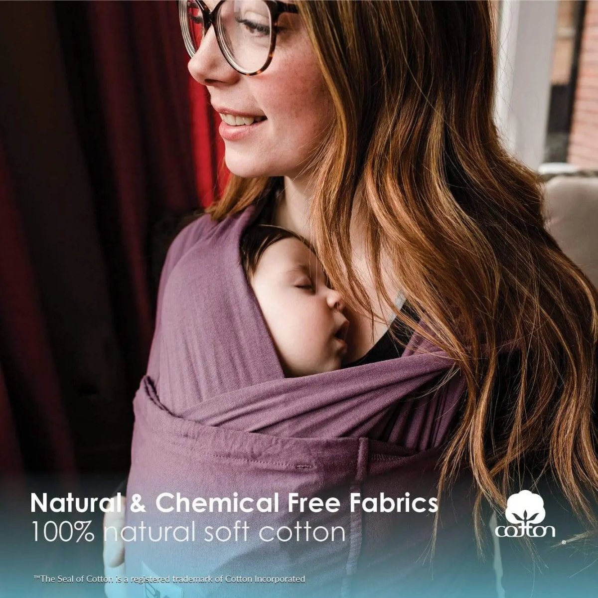 Baby K'tan Baby K'tan Original Baby Carrier Eggplant - 