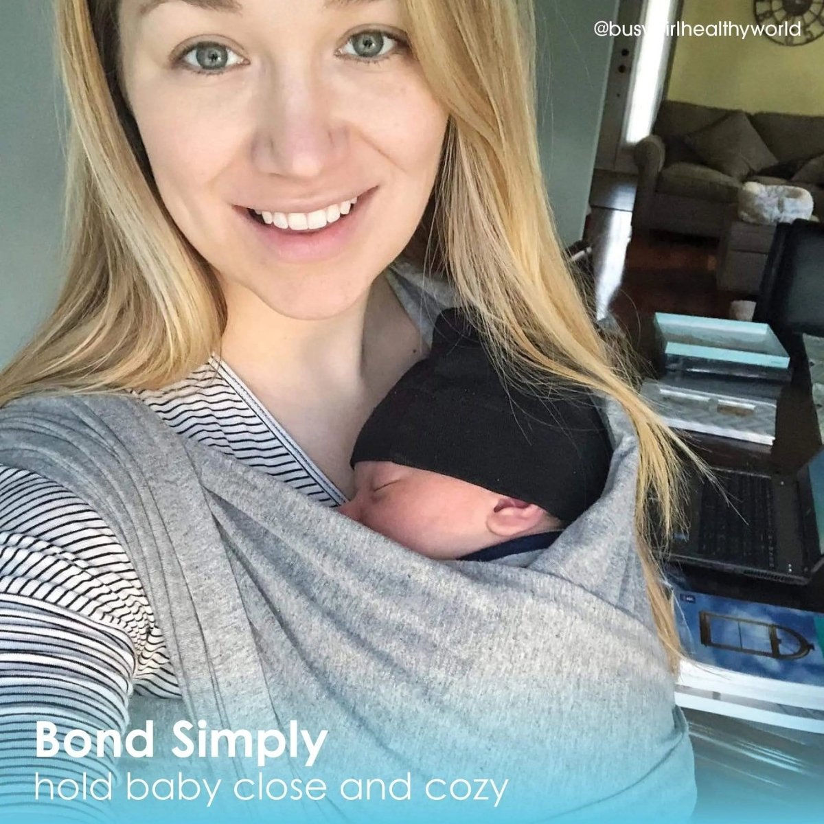 Baby K'tan Baby K'tan Original Baby Carrier Heather Grey - 