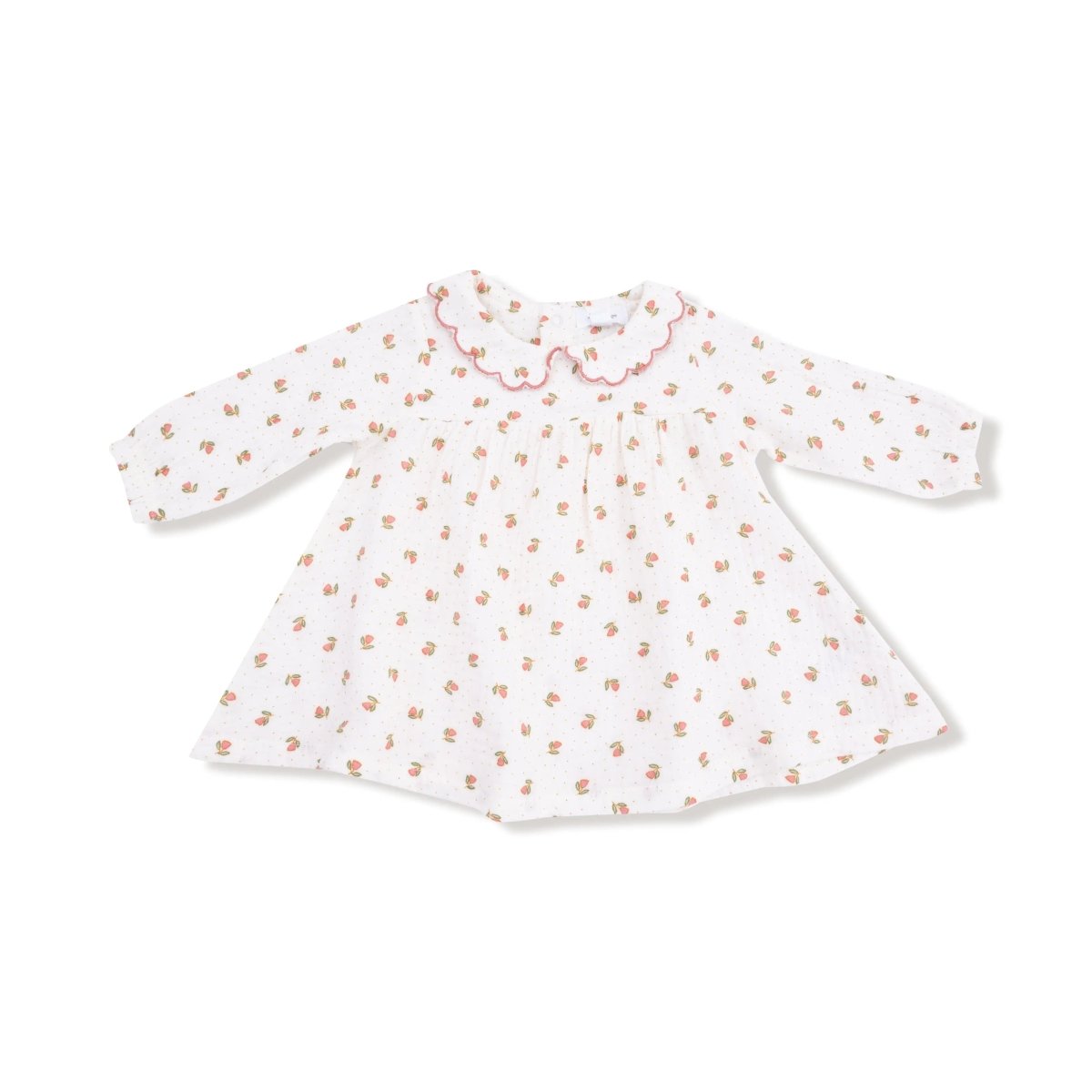 Angel Dear Baby Long Sleeve Petal Collar Dress and Bloomer Set - Everetts Place Boutique - 