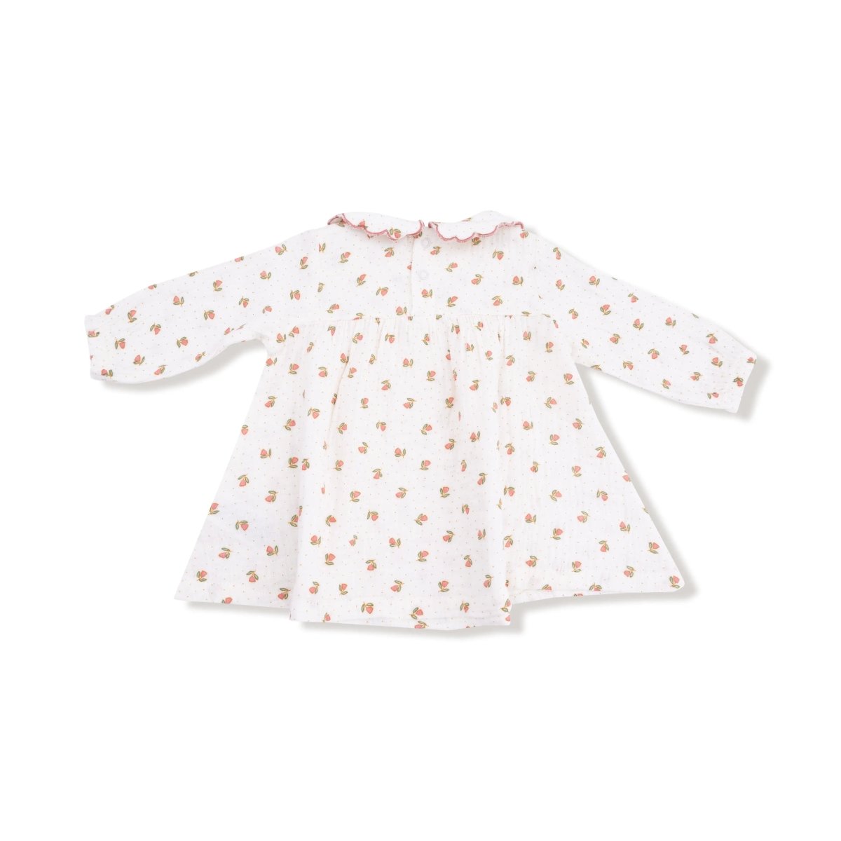 Angel Dear Baby Long Sleeve Petal Collar Dress and Bloomer Set - Everetts Place Boutique - 