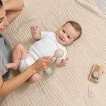 Comfy Cubs Baby Muslin Blanket in Sand - 