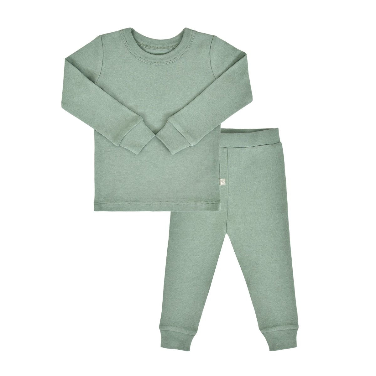 Finn + Emma baby pajamas | Basil Green - 