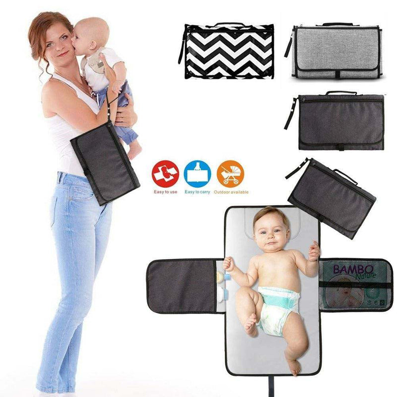 Baby Portable Foldable Washable Compact Diaper Bag | Durable Design