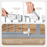 Comfy Cubs Baby Safety Gate in Pacific Blue - 