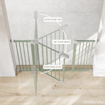 Comfy Cubs Baby Safety Gate in Sage - 