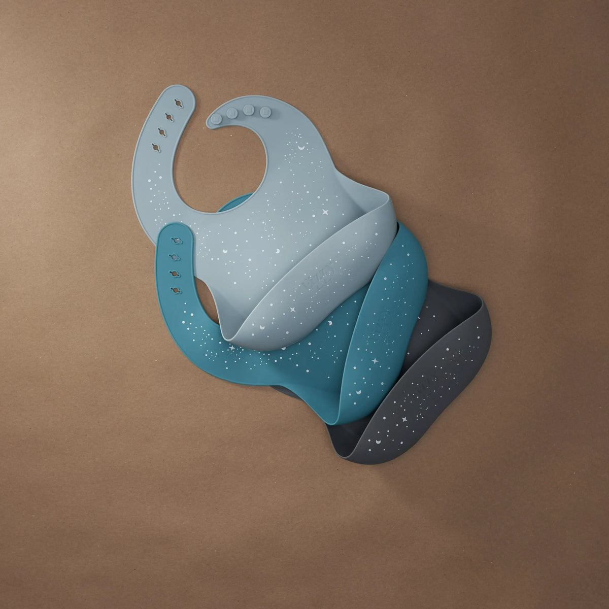 Eizzy Baby Baby Silicone Bib (Magical Blue) - 