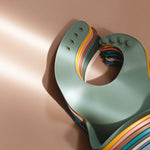 Eizzy Baby Baby Silicone Bib (Magical Teal) - 