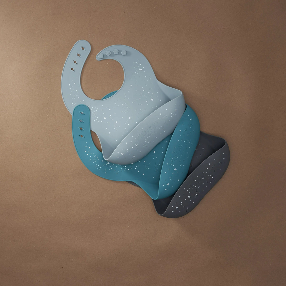 Eizzy Baby Baby Silicone Bib (Magical Teal) - 