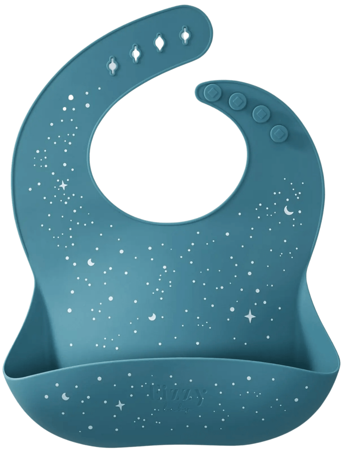 Eizzy Baby Baby Silicone Bib (Magical Teal) - 