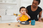 Eizzy Baby Baby Silicone Bib (Shifting Sand Cherry) - 