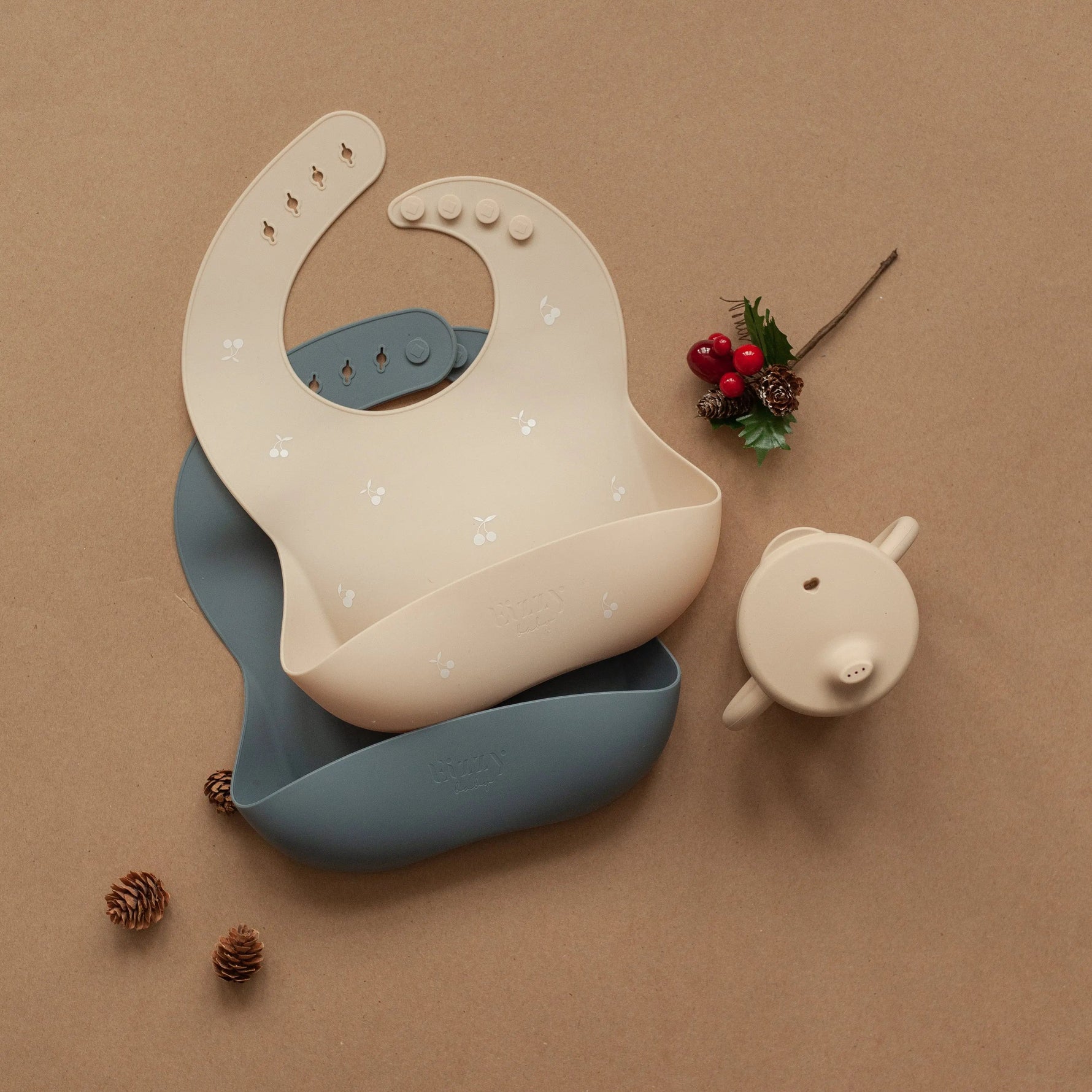 Eizzy Baby Baby Silicone Bib (Tradewinds) - 