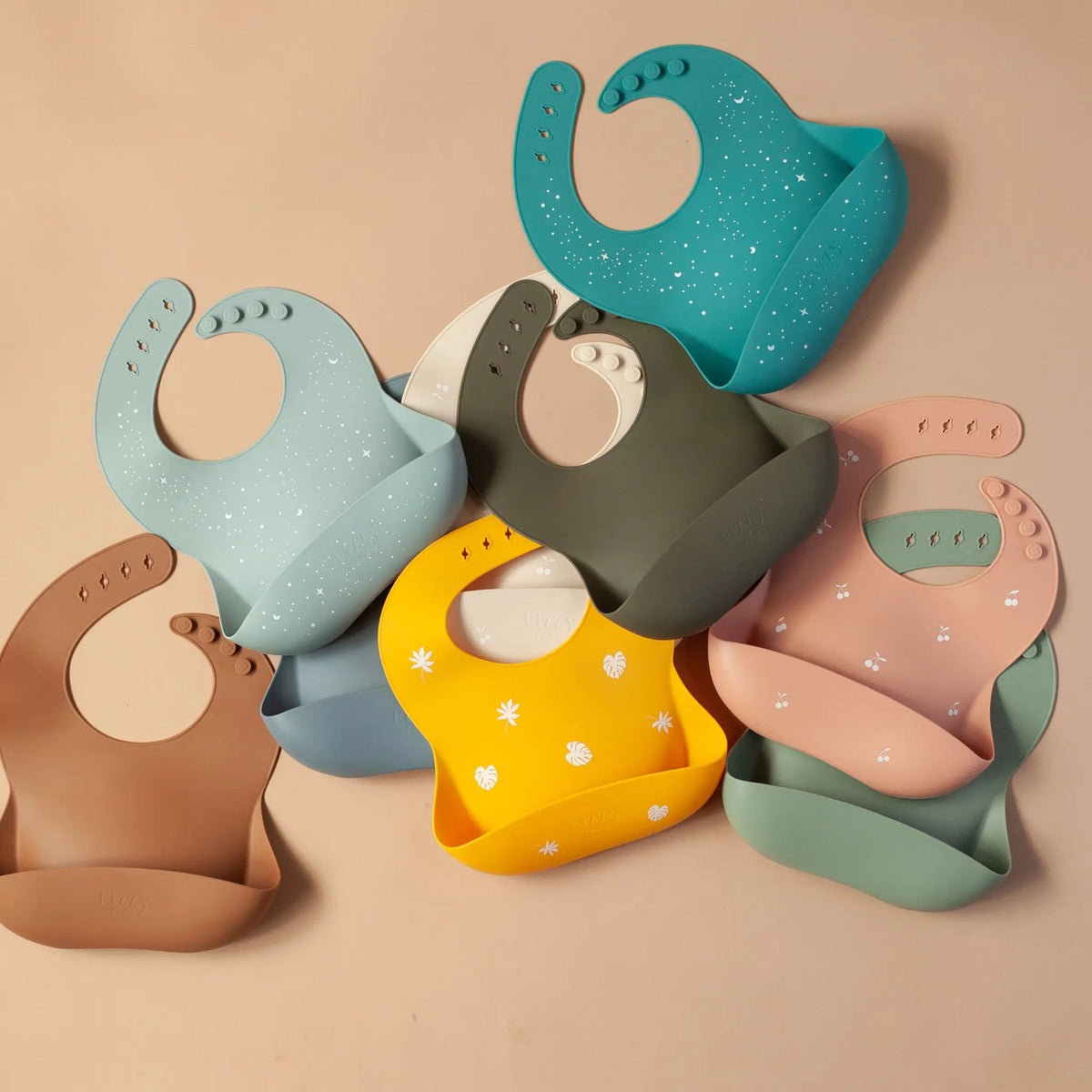 Eizzy Baby Baby Silicone Bib (Tradewinds) - 