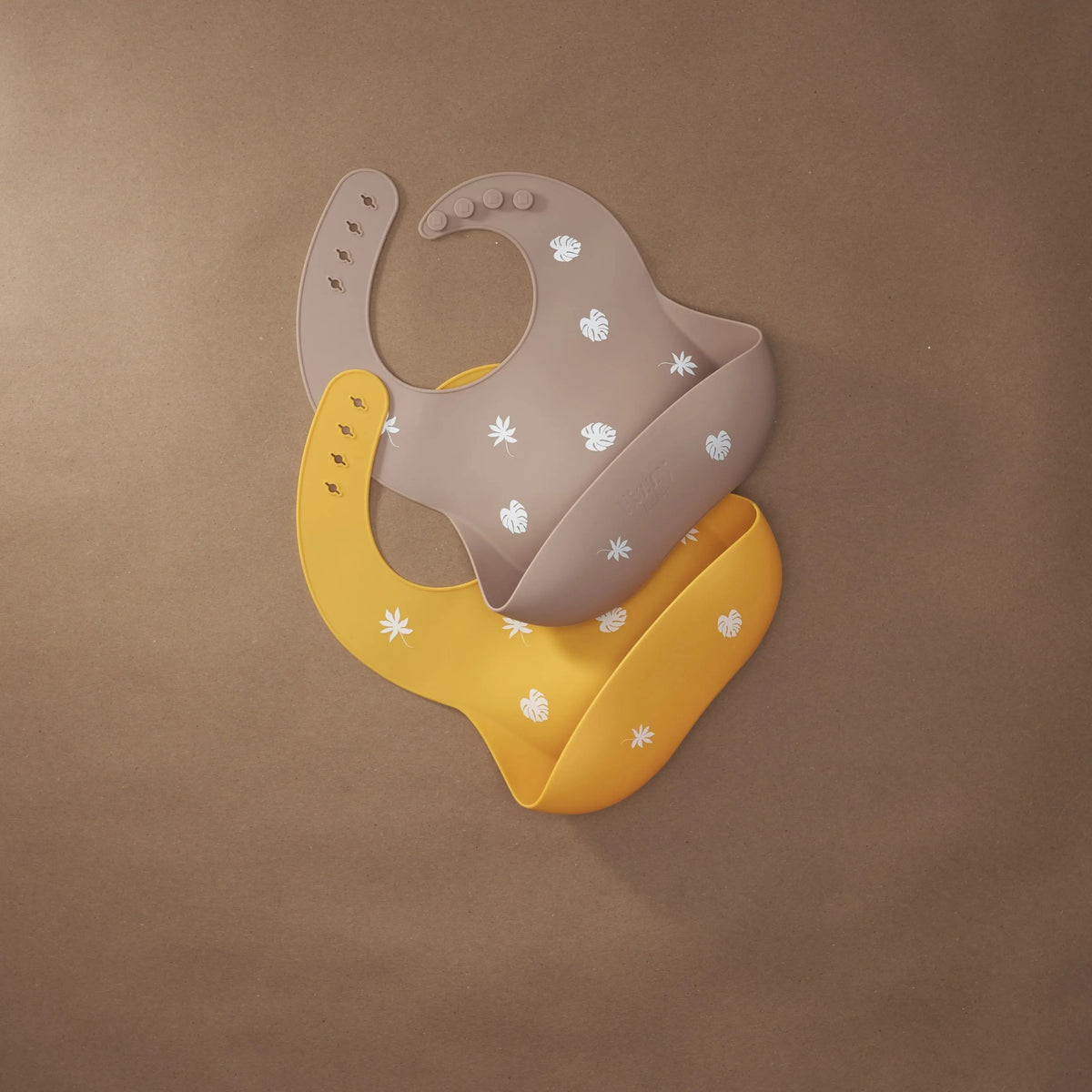 Eizzy Baby Baby Silicone Bib (Tropical Mustard) - 