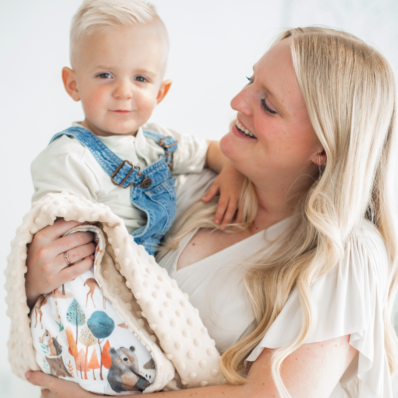 Honey Lemonade Premium Minky Blanket with Woodland Animals for Babies and Toddlers - Baby & Toddler > Swaddling & Receiving Blankets > Receiving Blankets Baby Blanket