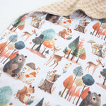 Honey Lemonade Premium Minky Blanket with Woodland Animals for Babies and Toddlers - Baby & Toddler > Swaddling & Receiving Blankets > Receiving Blankets Baby Blanket