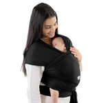 Comfy Cubs Baby Wrap Carrier in Black - 
