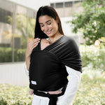 Comfy Cubs Baby Wrap Carrier in Black - 
