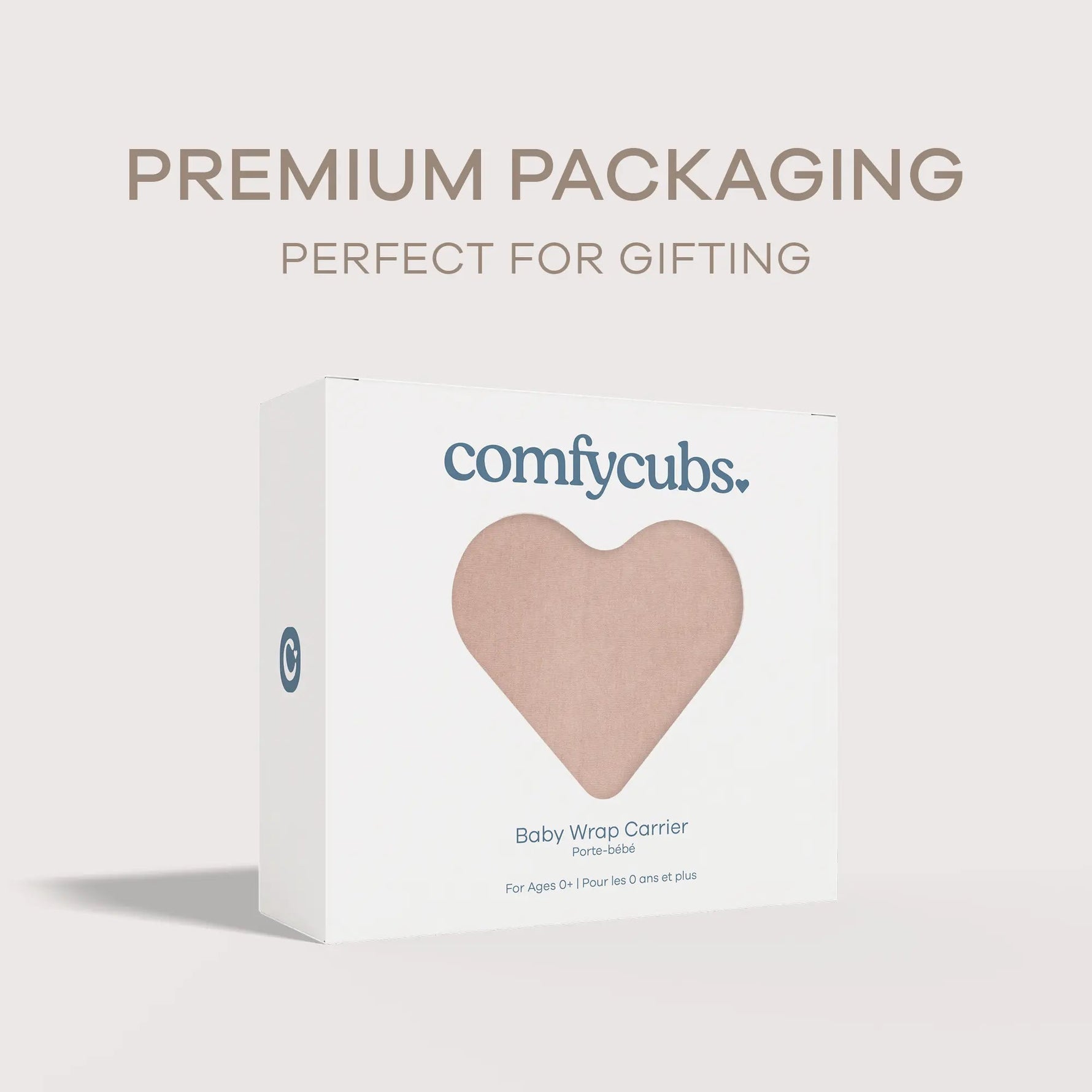 Comfy Cubs Baby Wrap Carrier in Blush - 