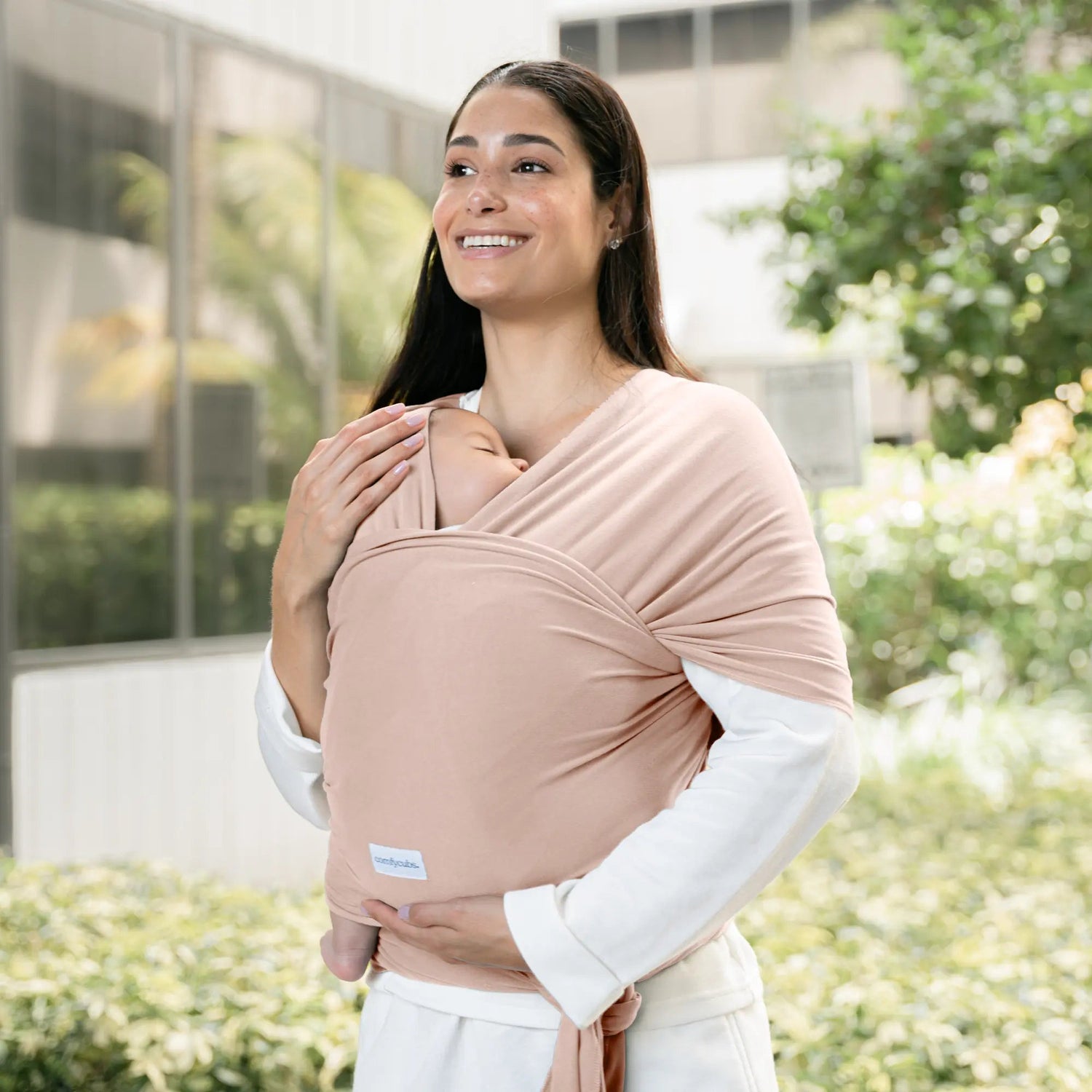 Comfy Cubs Baby Wrap Carrier in Blush - 