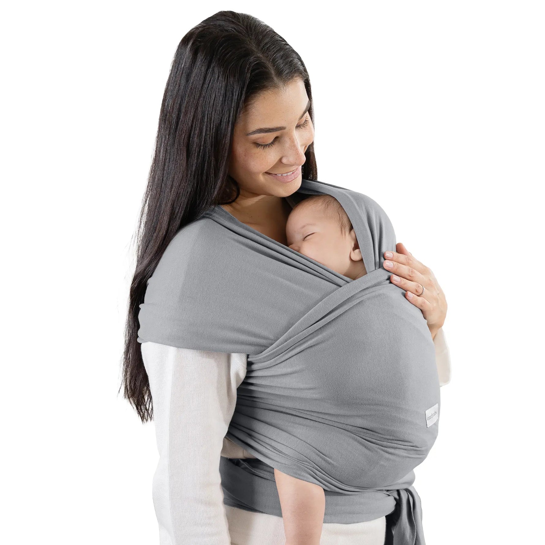 Comfy Cubs Baby Wrap Carrier in Slate Grey - 