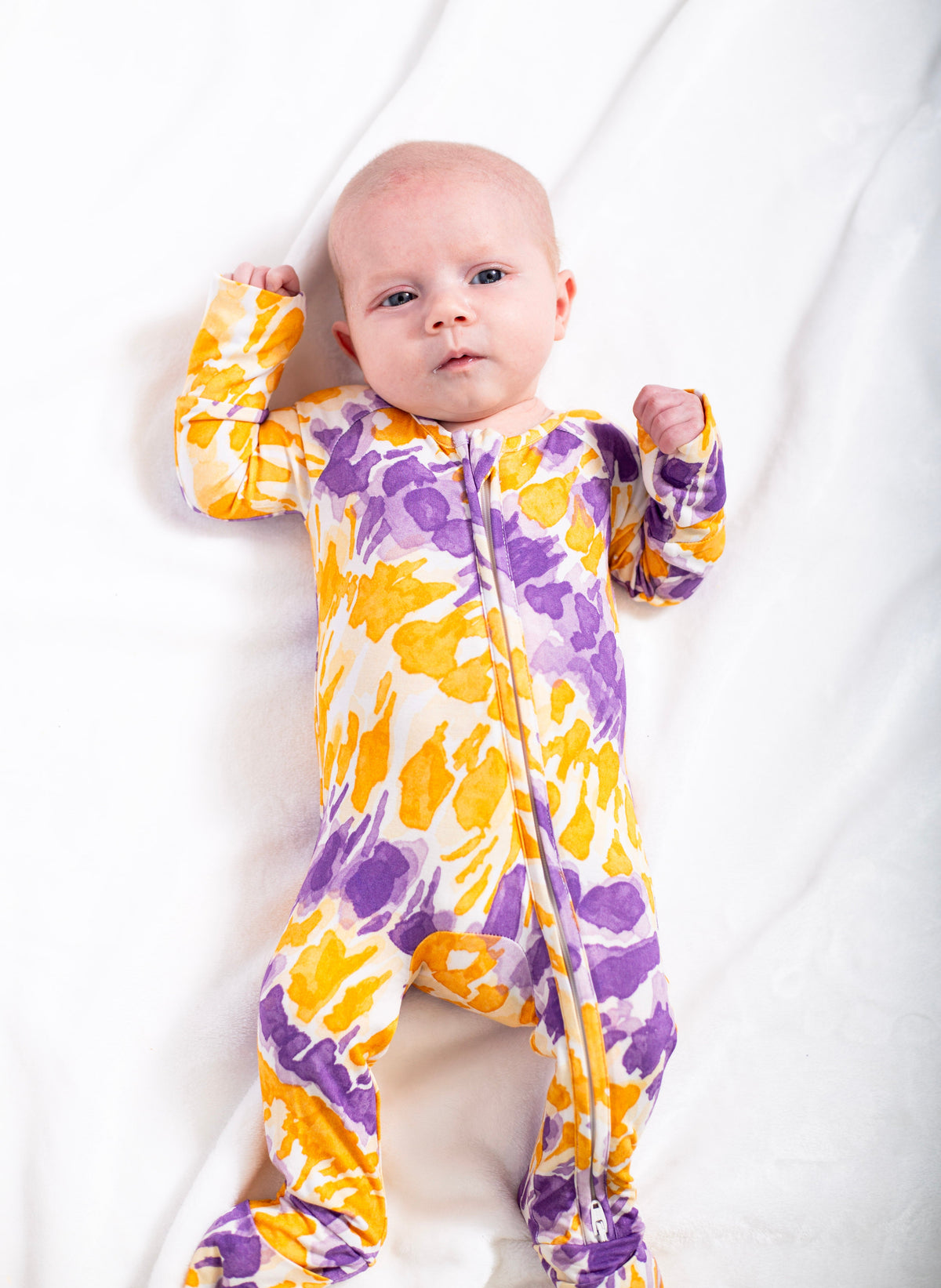 Tie Dye Baby Onesie | Soft Colorful Infant Bodysuit by Rayn’s Tiny Stitches
