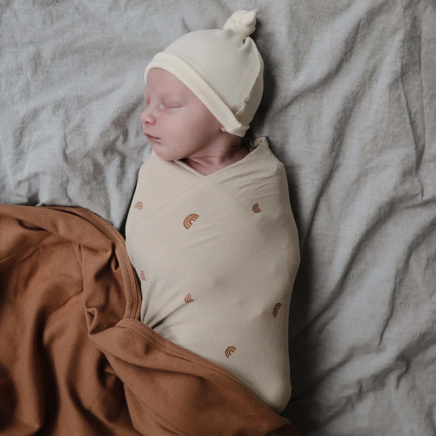 Ribbed Baby Blanket Made From Soft Organic Cotton Mushie