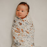 Organic Cotton Muslin Swaddle Blanket by Mushie