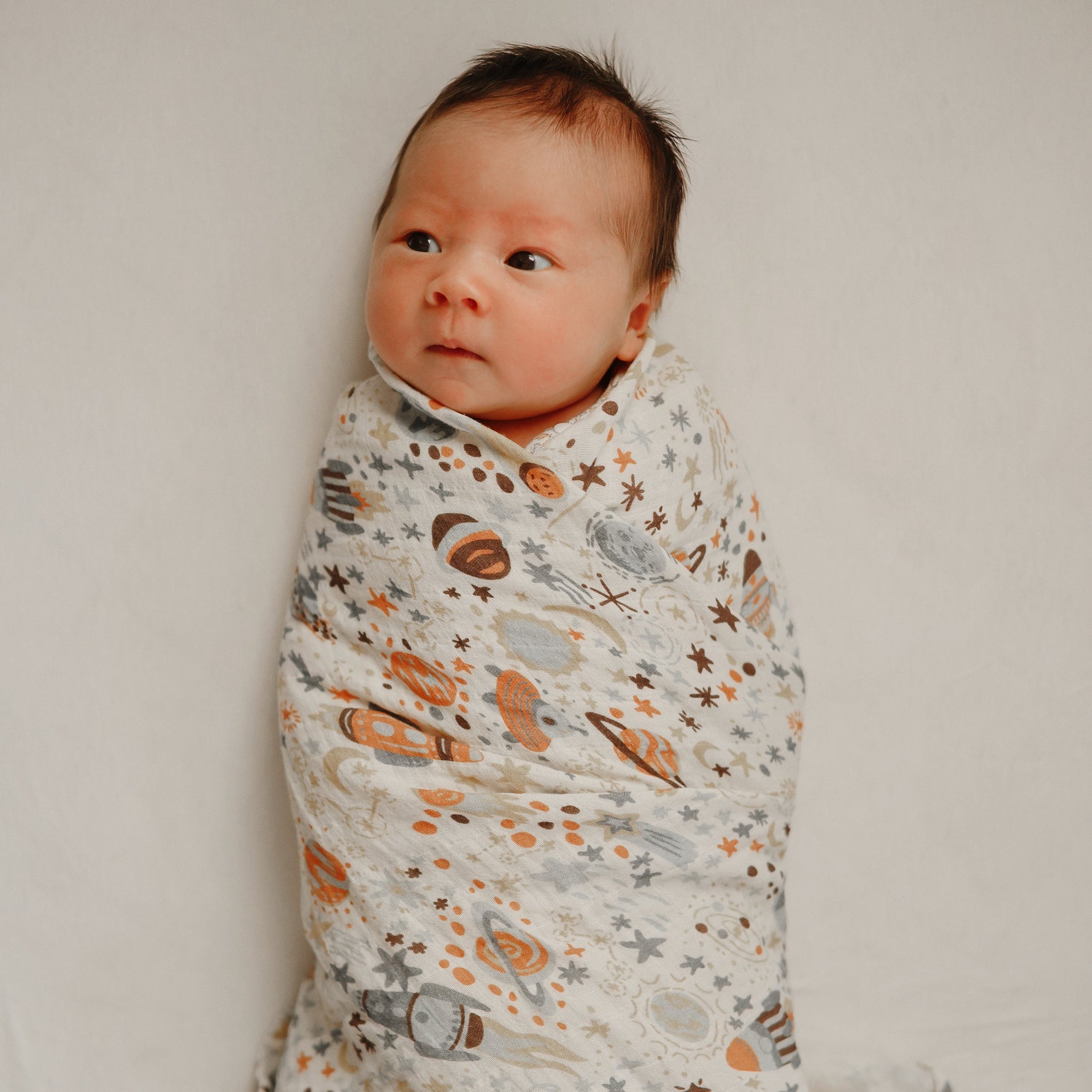 Organic Cotton Muslin Swaddle Blanket by Mushie