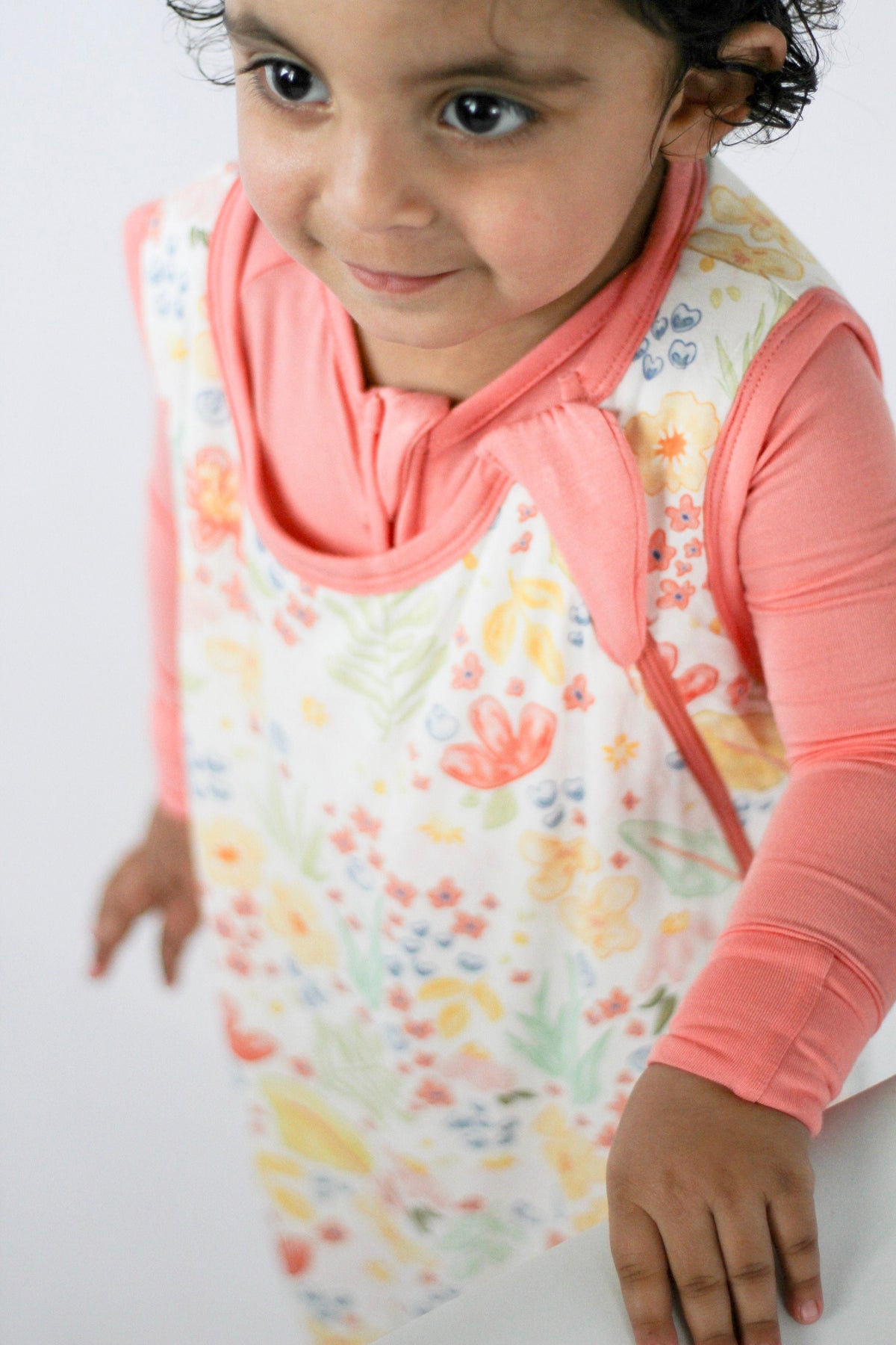 My First Flower Floral Sleep Sack | Soft Baby Wearable Blanket by Rayn’s Tiny Stitches