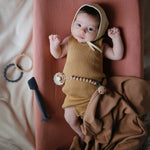 Mushie Ribbed Baby Blanket Made From Soft Organic Cotton - Baby & Toddler > Swaddling & Receiving Blankets > Receiving Blankets Blanket