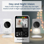 Babysense Babysense 7 and V24 Video Baby Monitor with Breathing Motion Detection - 
