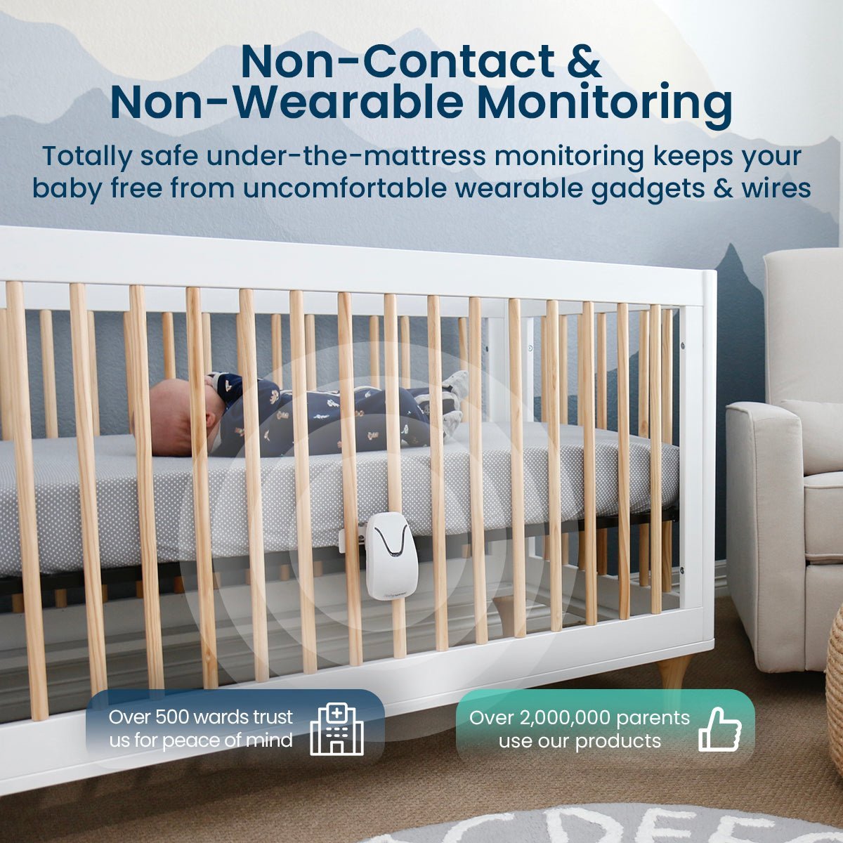 Babysense Babysense 7 - Baby Monitor with Breathing Motion Detection & Safety AlertsEveretts Place