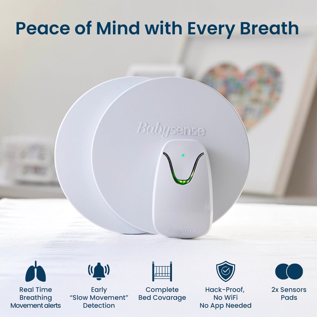 Babysense Babysense 7 - Baby Monitor with Breathing Motion Detection & Safety AlertsEveretts Place