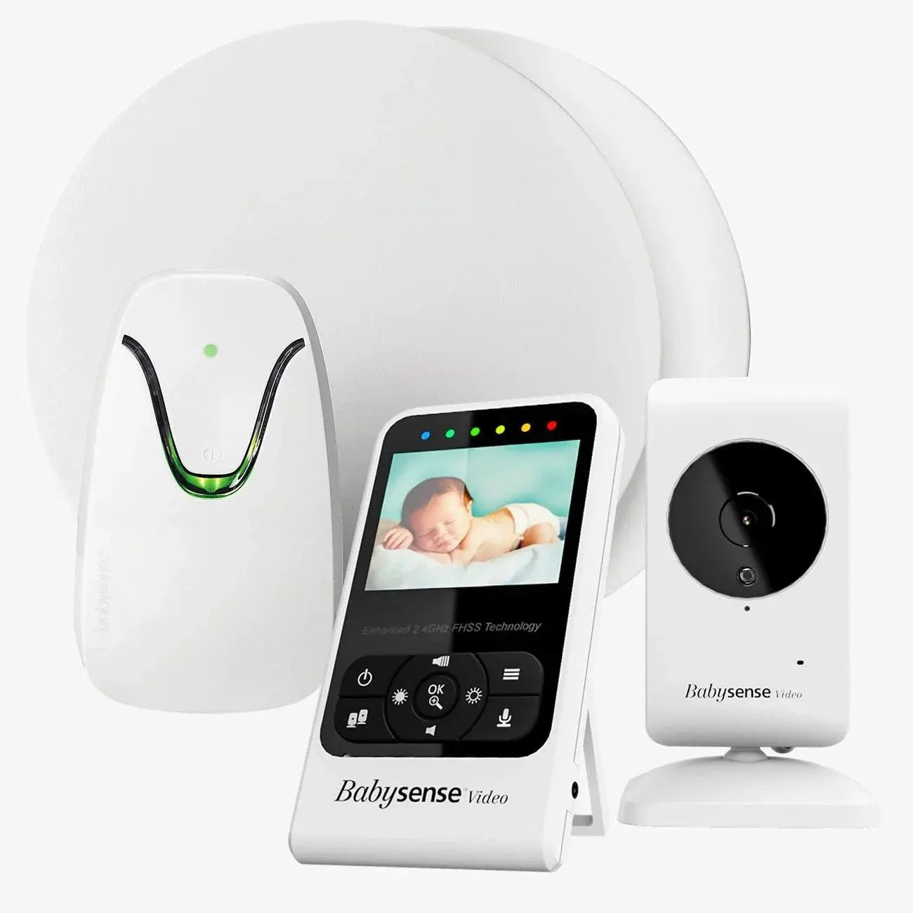 Babysense Babysense 7 & V24: Video Baby Monitor with Breathing Motion Detection & Safety Alerts Bundle - 
