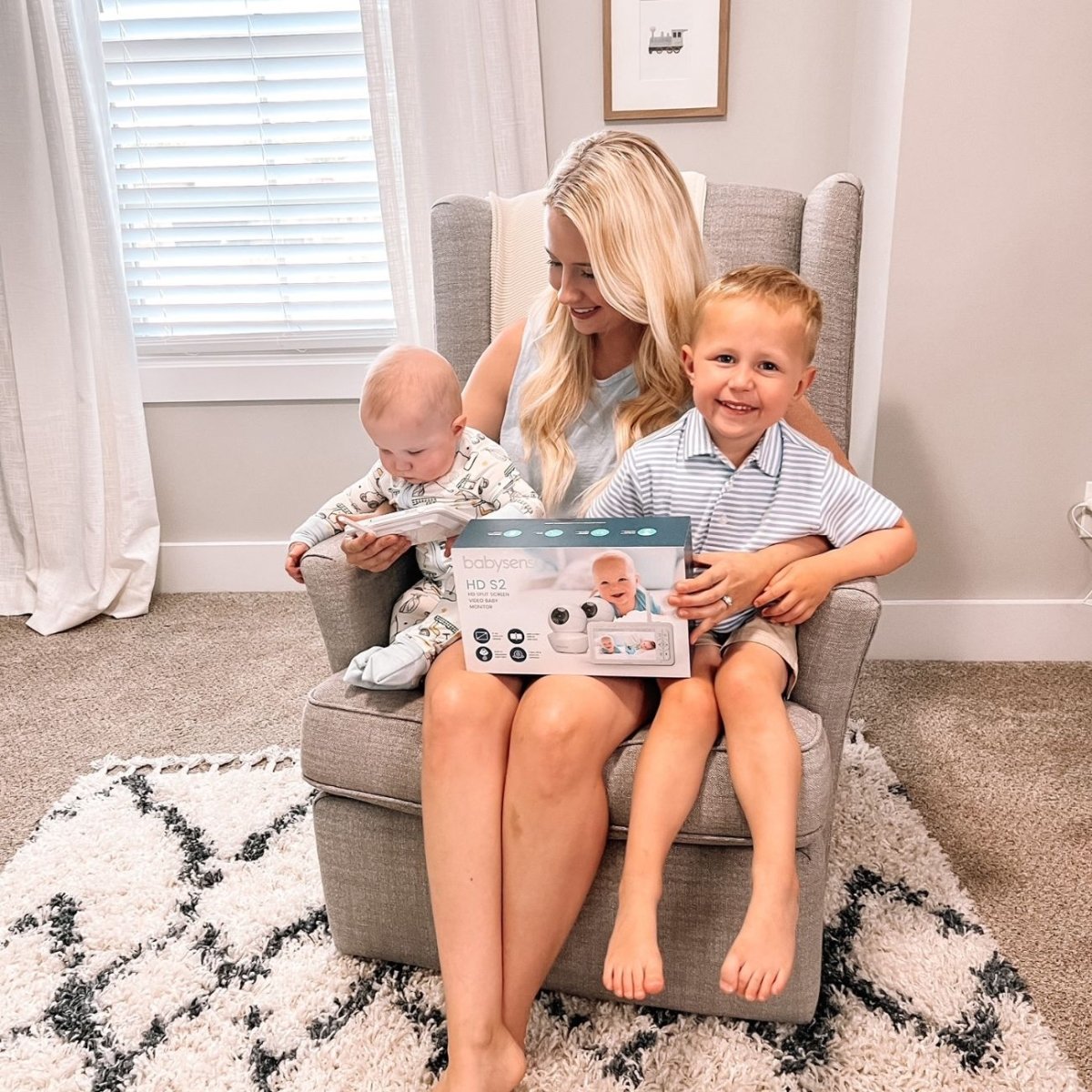 Babysense Babysense HD S2 Video Baby Monitor with Night Light for Peaceful Parents - 